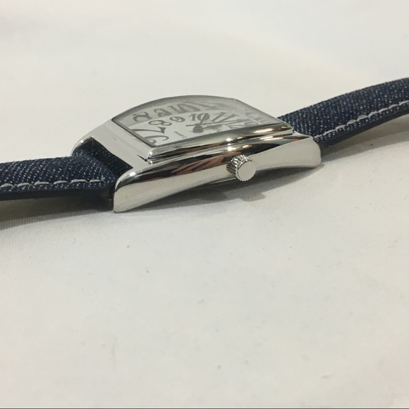 Geneva Timeless Classic Denim Watch - Picture 3 of 5
